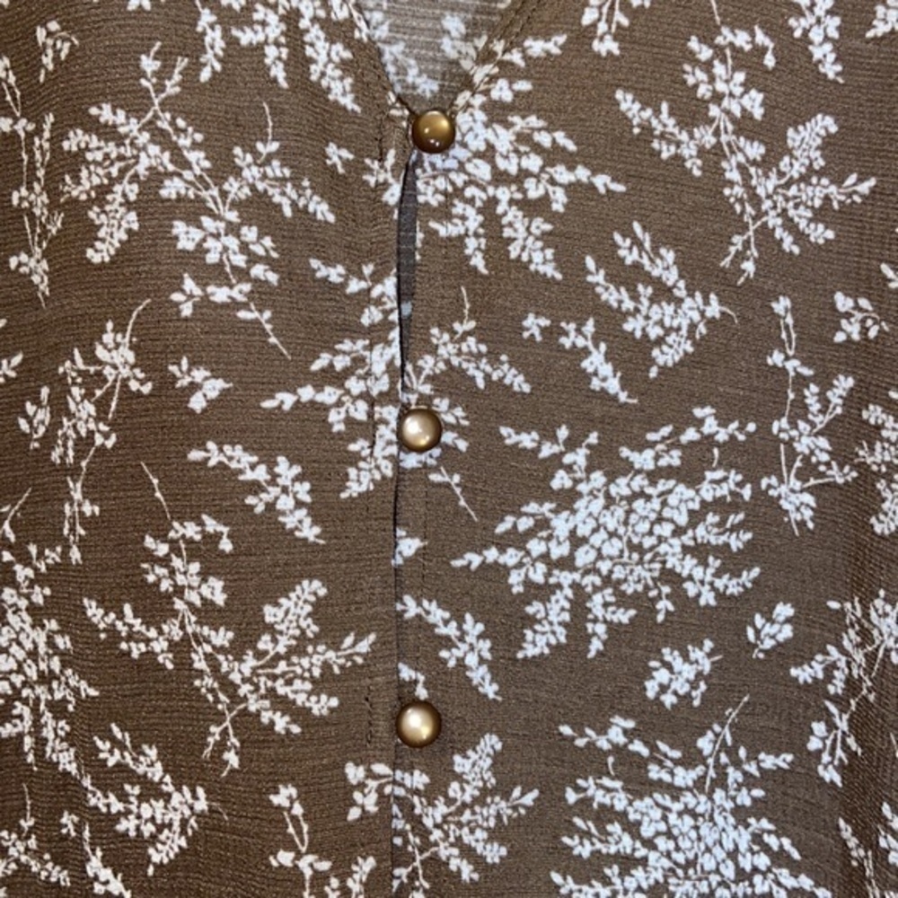 Chocol Raffin • Women’s 3/4 sleeve floral Robe • OSFM - Picture 5 of 11